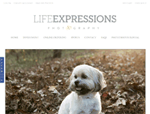 Tablet Screenshot of lifeexpressionstn.com